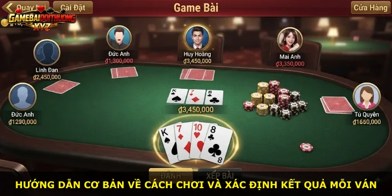 Hướng dẫn cơ bản về cách chơi và xác định kết quả mỗi ván